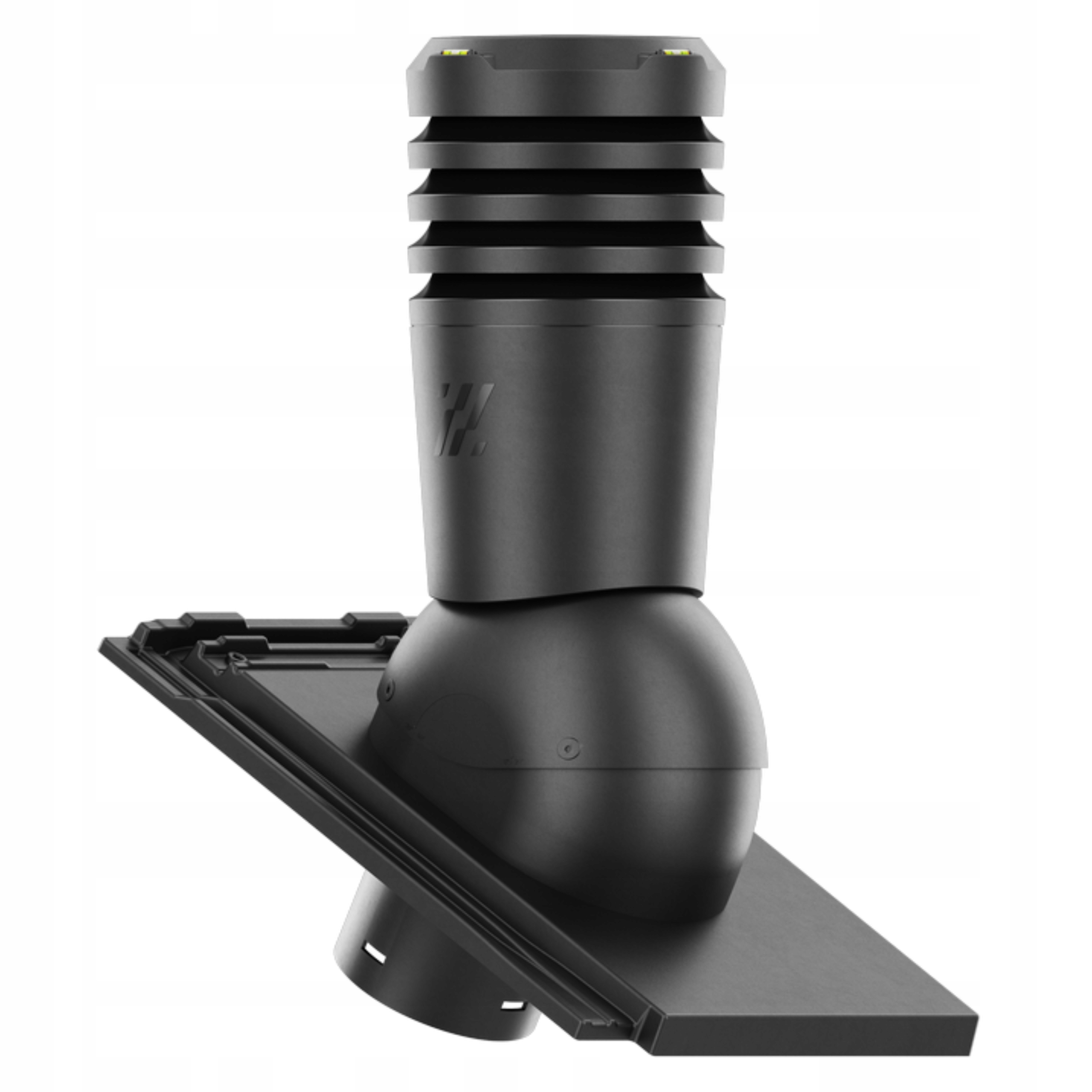 Větrací komín ECO125 střešní Koramic Orea 9 Černý