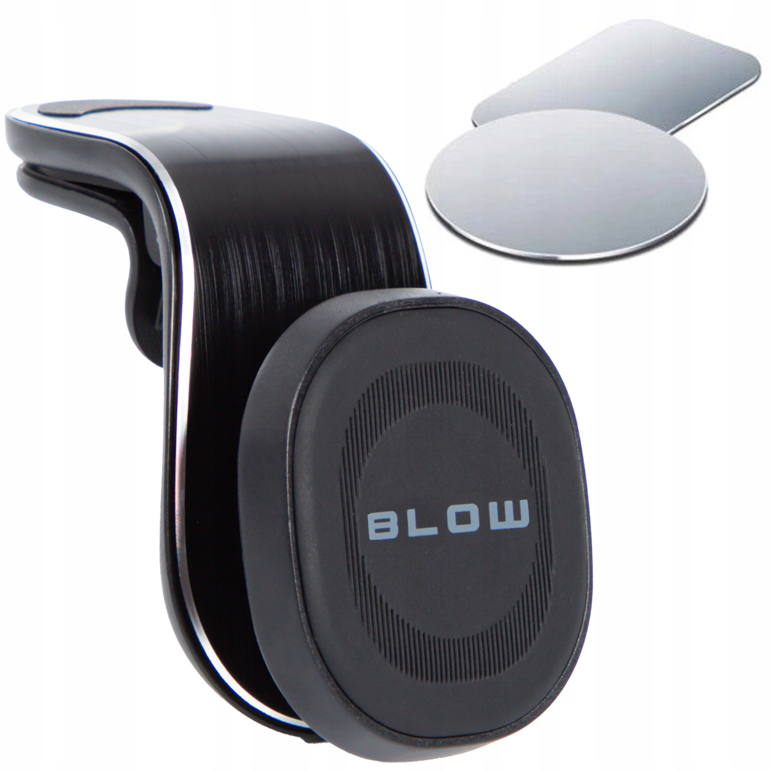 UCHWYT MAGNETYCZNY NEODYMOWY NA TELEFON DO SAMOCHODU KRATKI NAWIEWU KLIPS