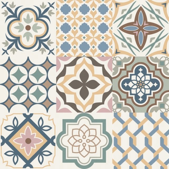 PŁYTKI PODŁOGOWE GRES REMILY multicolor 60x60 gat. II