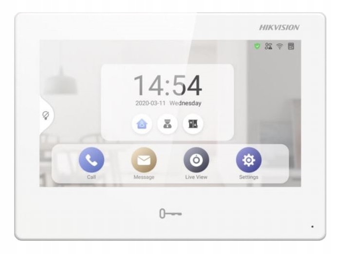 Monitor videovrátnika LCD Hikvision__DS-KH9310-WTE1(B) 7" Vnútorný panel
