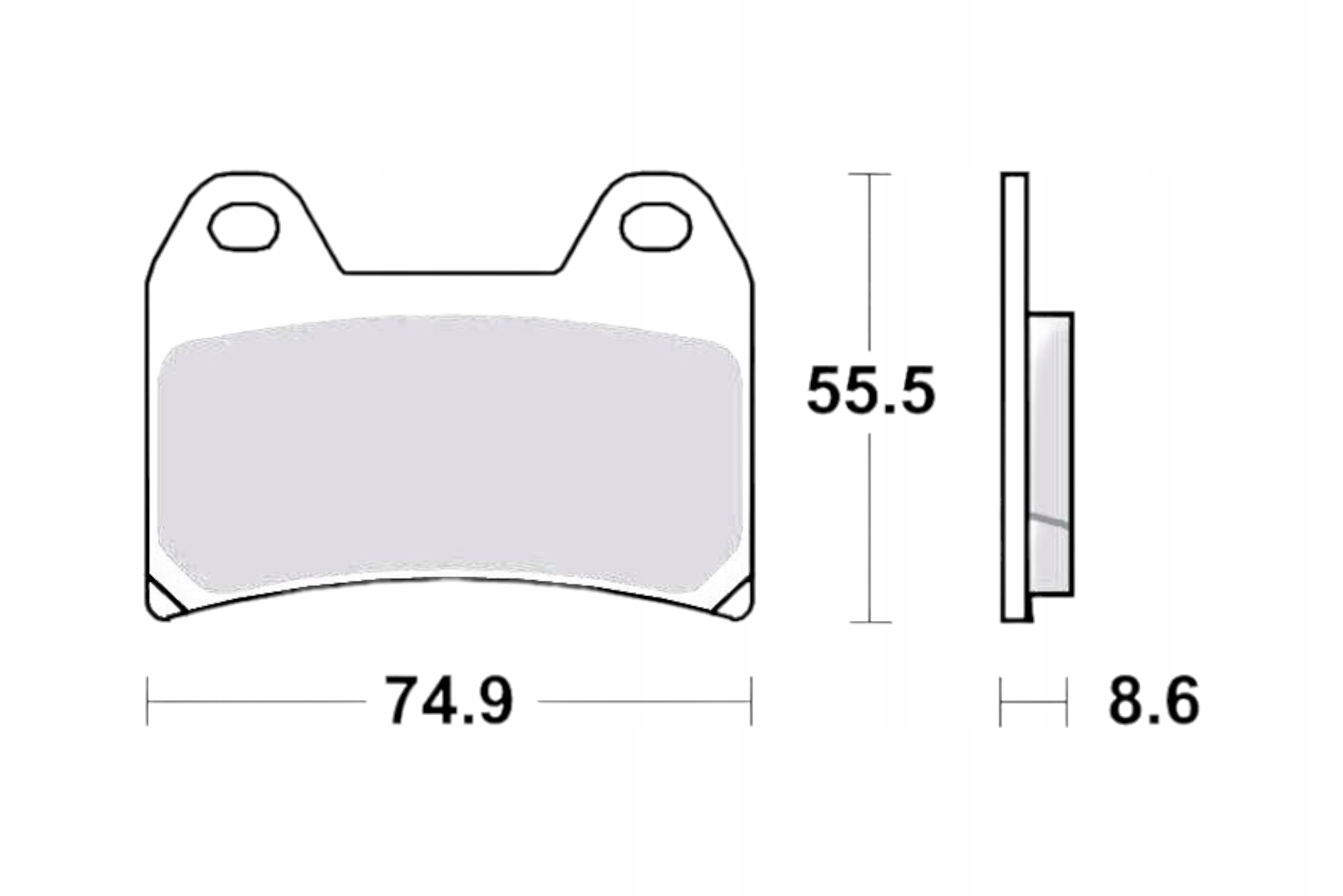 Klocki hamulcowe TRW MCB683TRQ