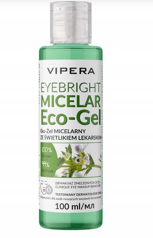 Vipera Żel do demakijażu oczu Świetlik Lekarski