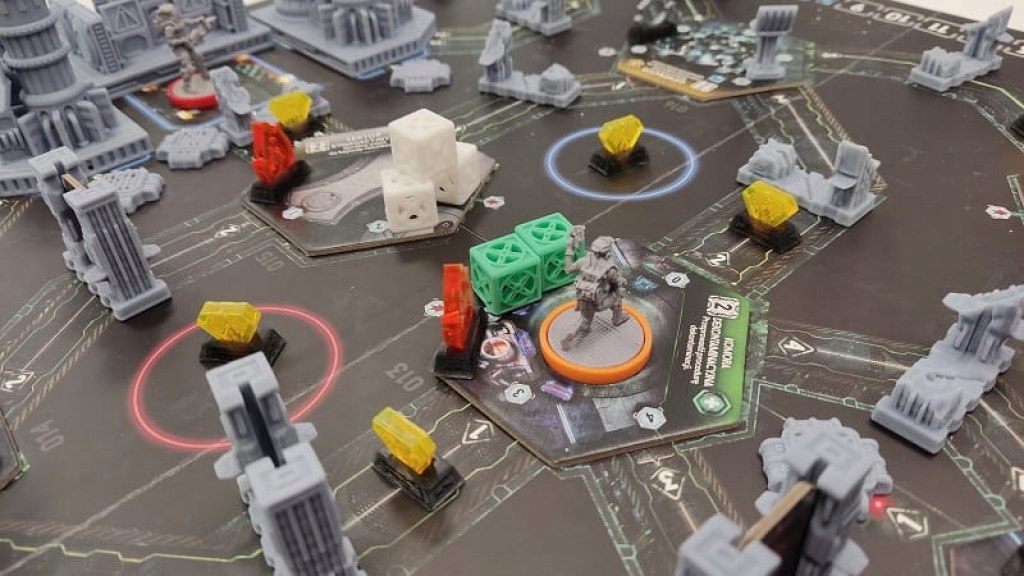 NEMESIS - PODSTAWKI POD ŻETONY POŻARU / USZK. - GAMES UNPLUGGED Typ Dodatek