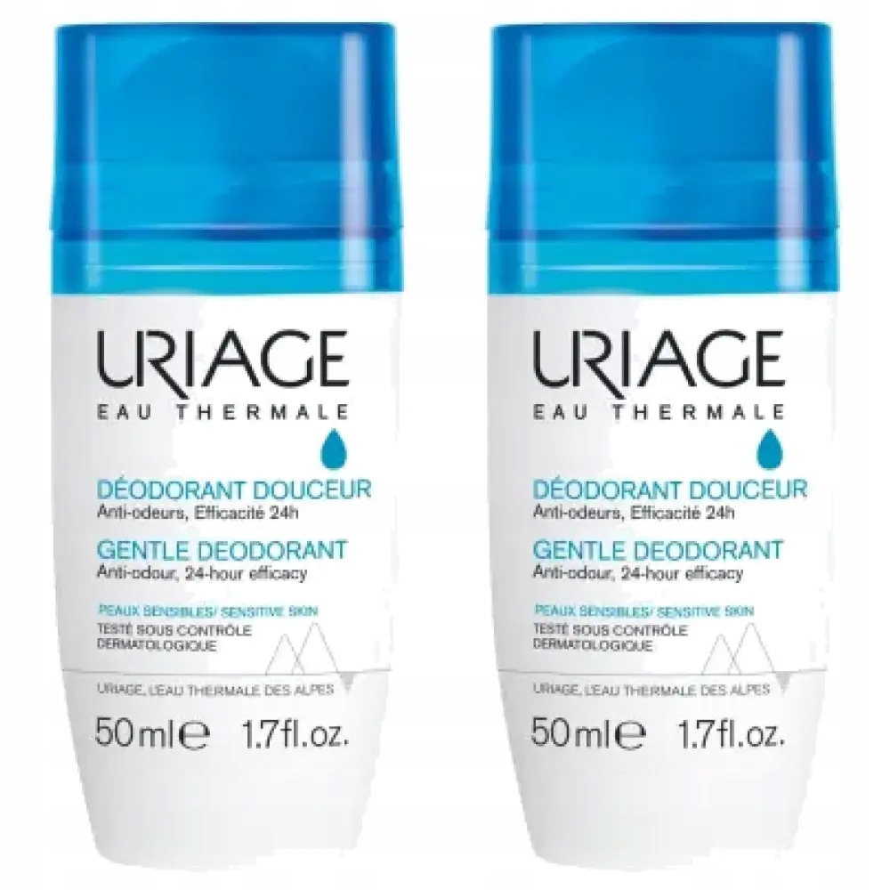2x Uriage Douceur Dezodorant roll-on, 50 ml