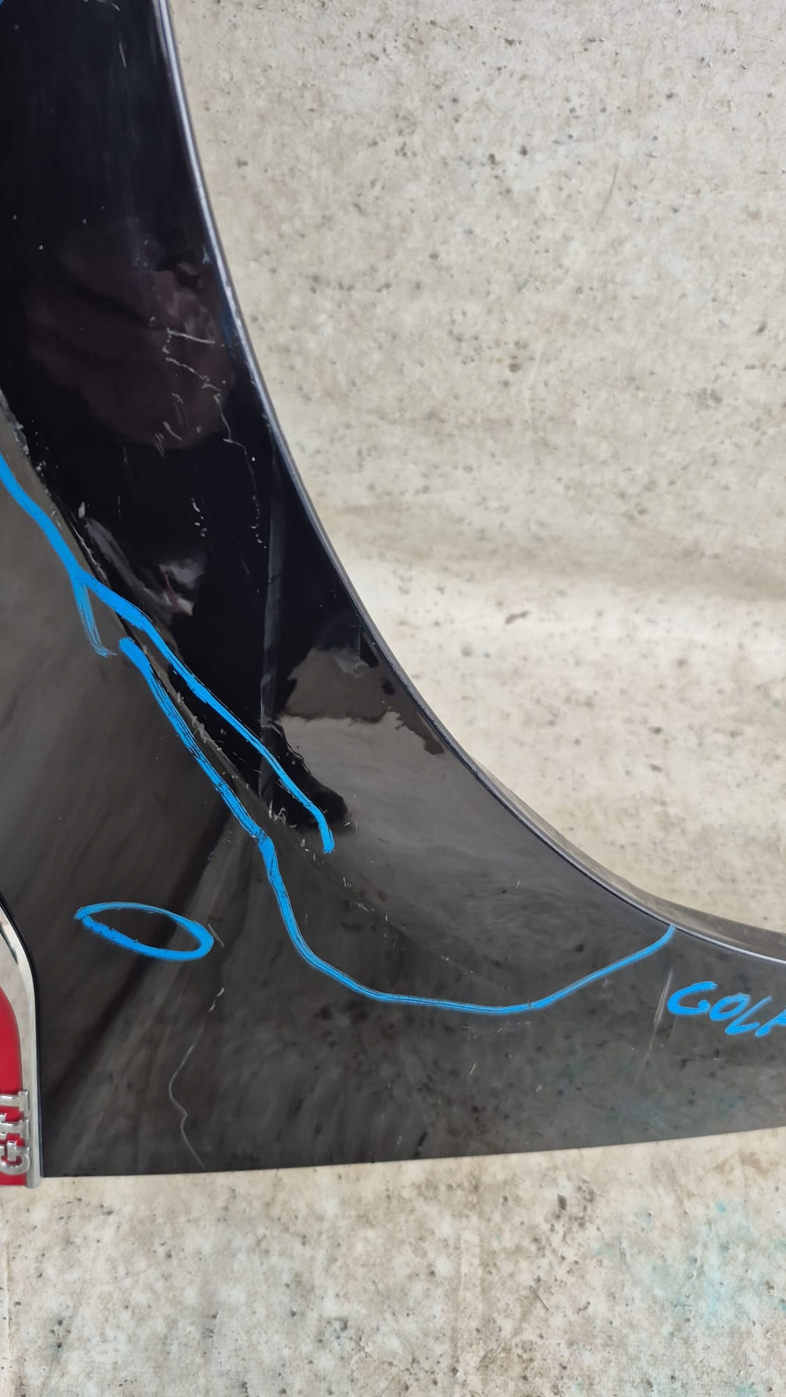 VW GOLF VII 7 LIFT 16-20 fender front front right