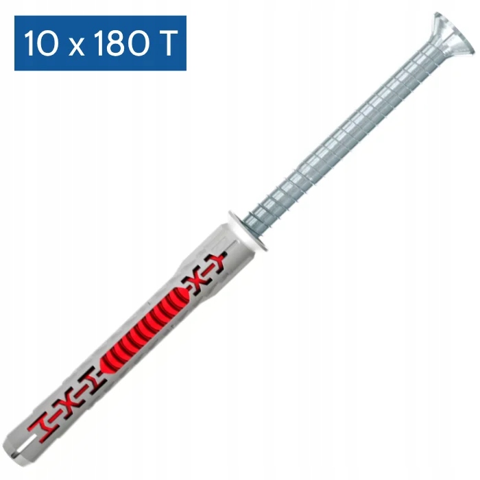 Fischer DuoXpand 10x180 T rámový kolík, beton a zdivo, 50 ks
