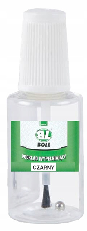 Podkład wypełniający w pędzelku do wypełniania rys czarny 20ml Boll