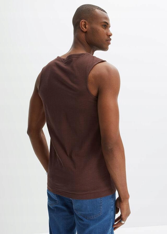 koszulka brązowa rękawów bez 60/62 Rozmiar 60/62