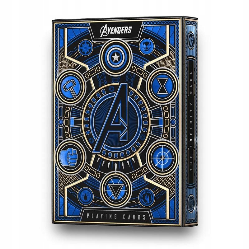 KARTY DO GRY Avengers niebieskie Theory11 Bicycle Blue deck