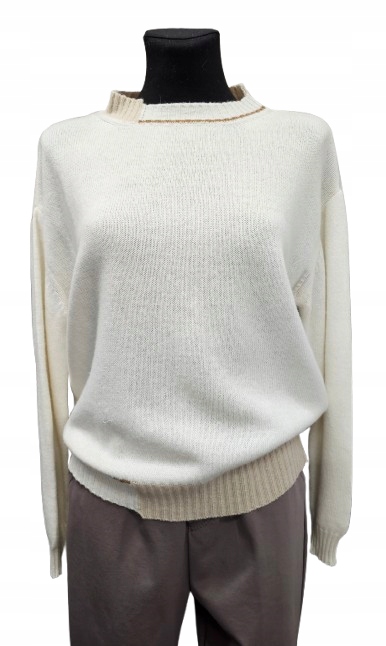 Klasický Svetr S Kašmírem Cashmere Premium Italia Výprodej -189zł-129zł