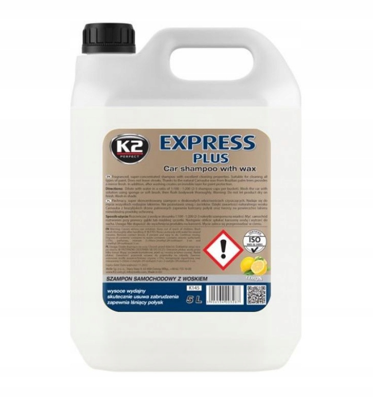 

K2 Express Plus Szampon Z Woskiem 5L
