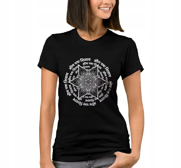 

Koszulka z Nadrukiem Yoga Joga Namaste Mandala L
