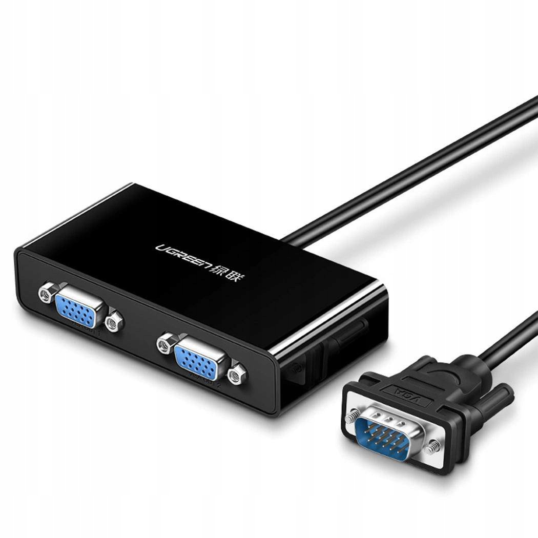 Rozdzielacz Vga Ugreen 40254 1X2 Czarny
