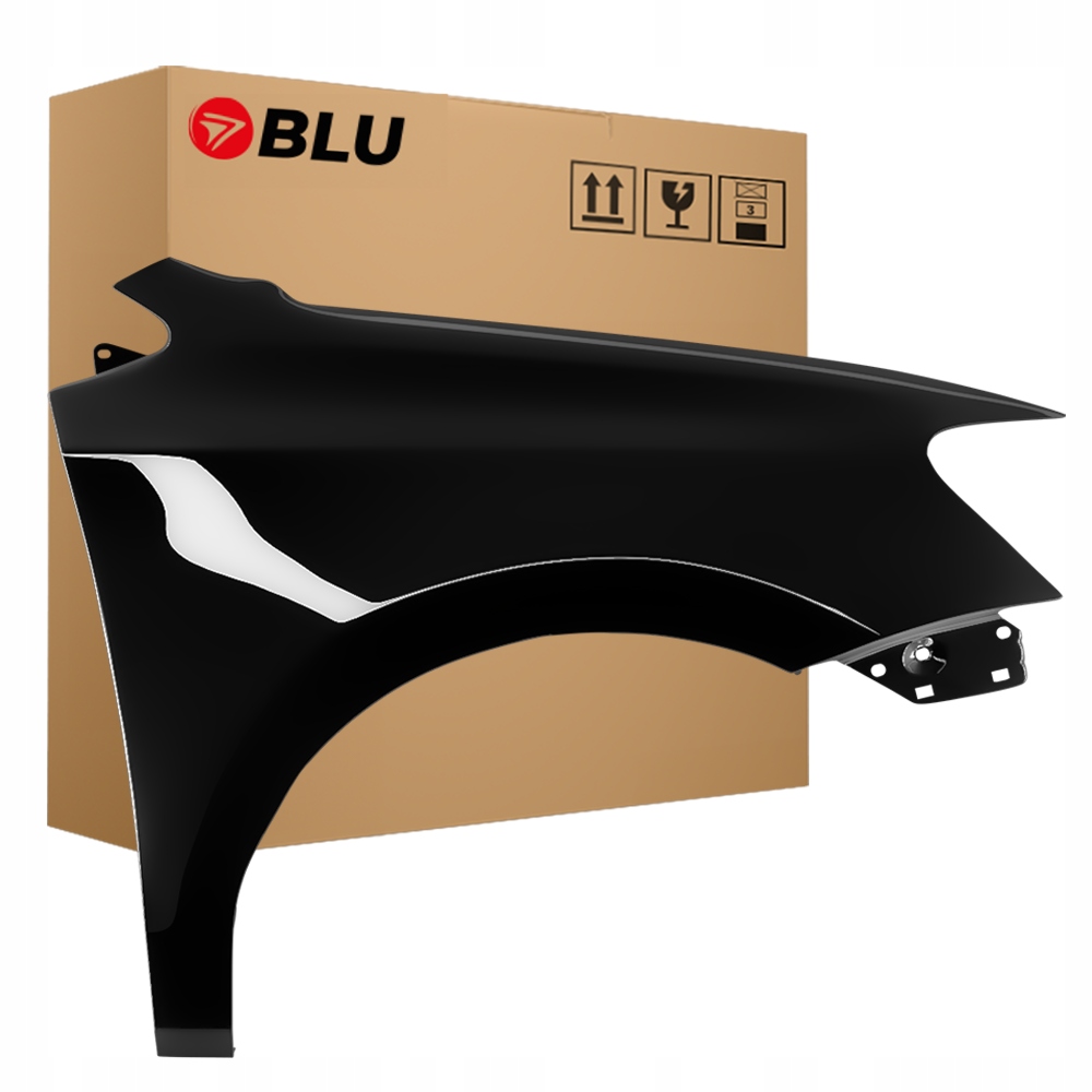 Blu Blatník Vw Polo 6R V 5 L041 LO41 pravý černý 09-17 přední pozink