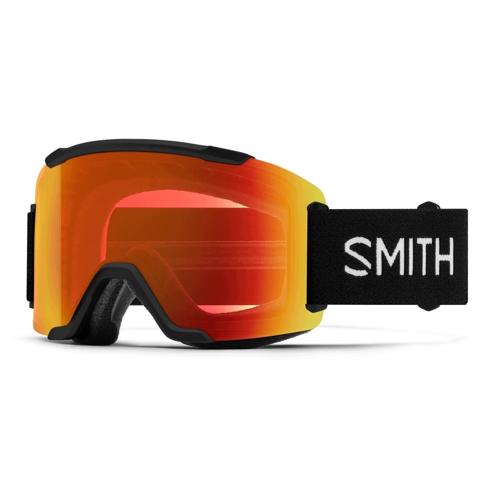 Gogle Smith Squad 2 Black Chromapop Everyday Red Mirror Szyba Yellow