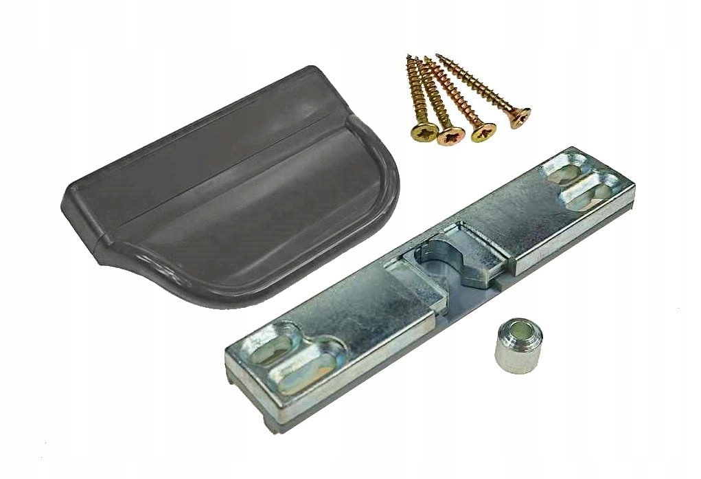 KOMPLET UCHWYT POCHWYT BALKONOWY PALACZA DO DRZWI ZATRZASK ANTRACYT