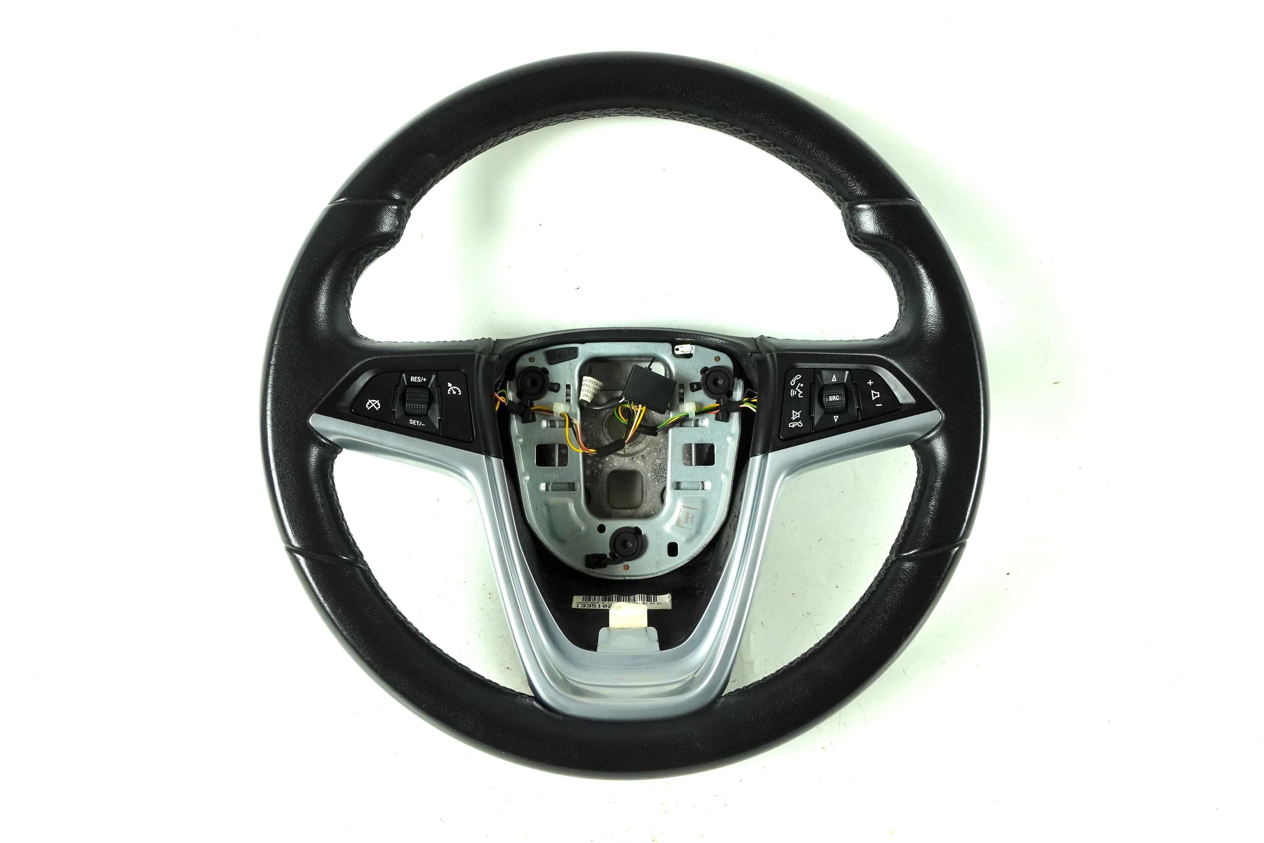 steering wheel, leather leather TEMPOMAT OPEL ASTRA J 4 IV 13351021