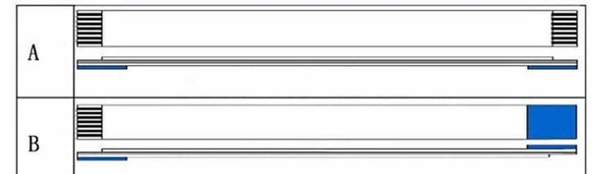 taśma FPC FFC 41pin 0.5mm 10cm TYP A Producent FFC