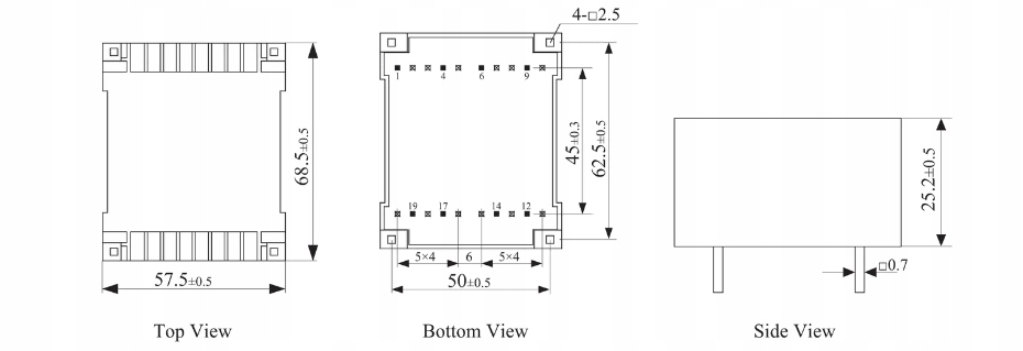 PU3910BW-14VA-115V*2/24V*2 Transformator Kod producenta PU3910B