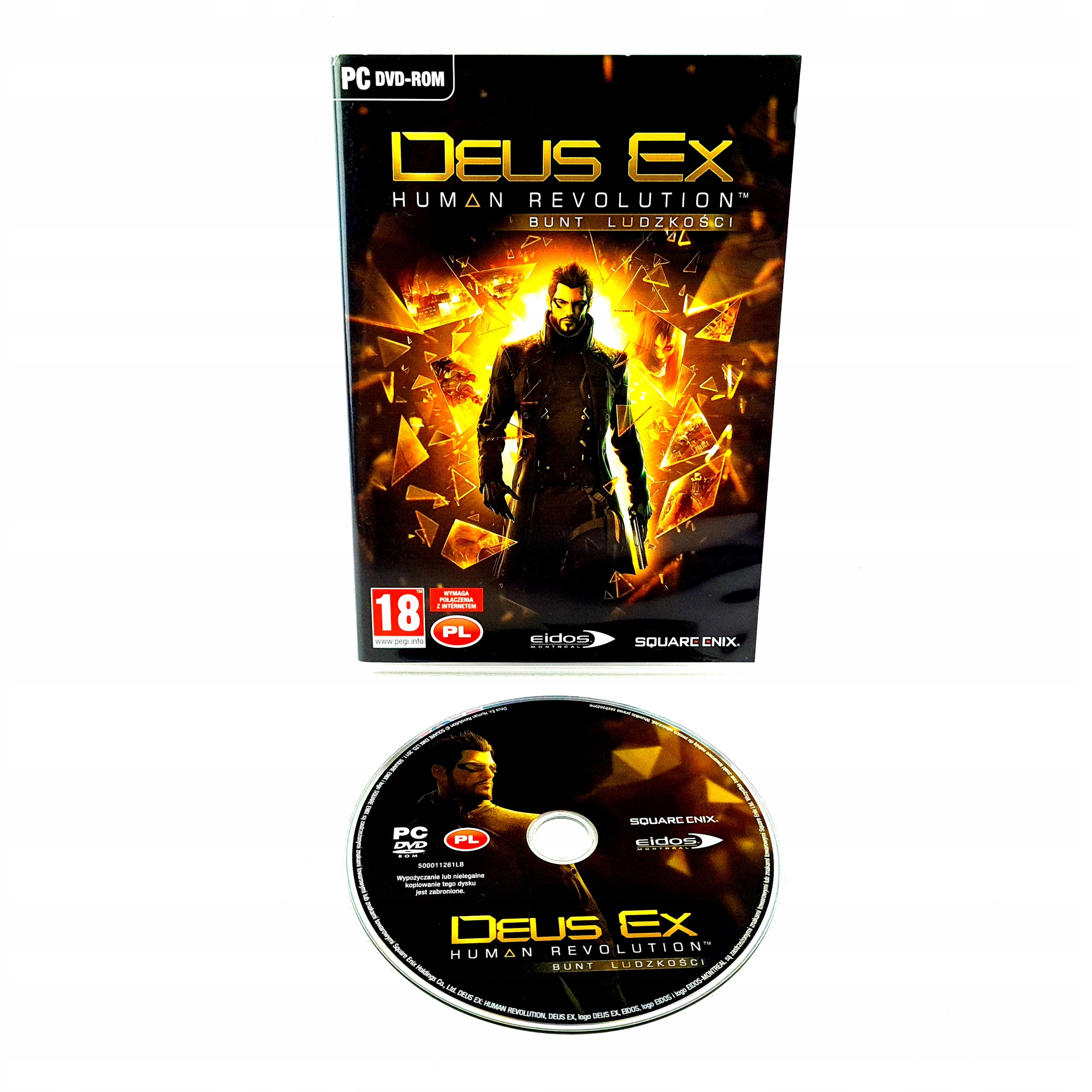 DEUS EX BUNT LUDZKOŚCI PL PUDEŁKO BEZ GRY