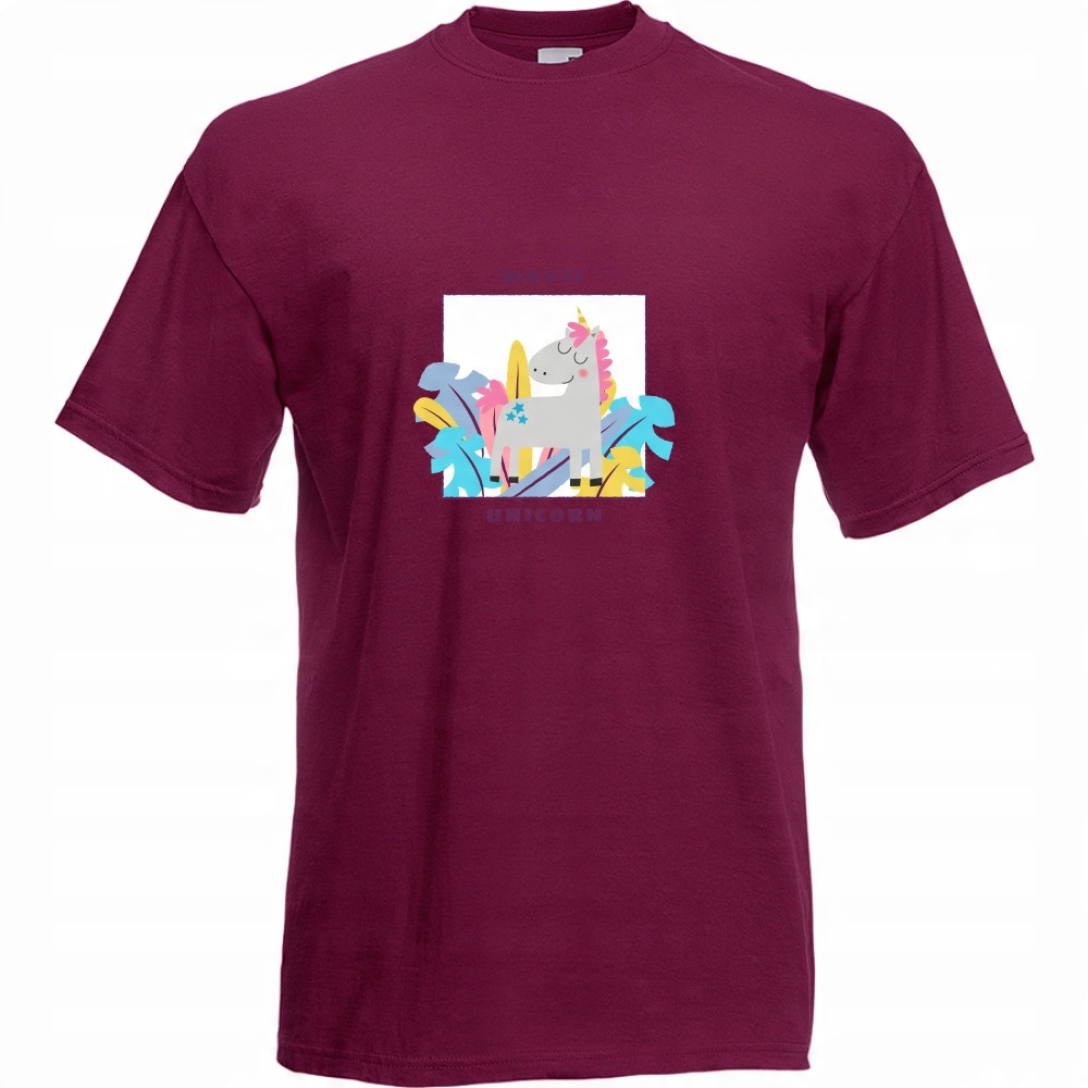 

Koszulka magic unicorn jednorożec M burgund