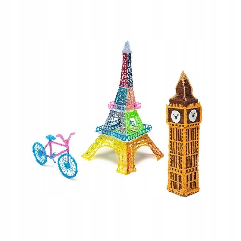 DRUKARKA 3D DŁUGOPIS 3D WKŁAD 100M SZABLONY ETUI EAN (GTIN) 5904921741521