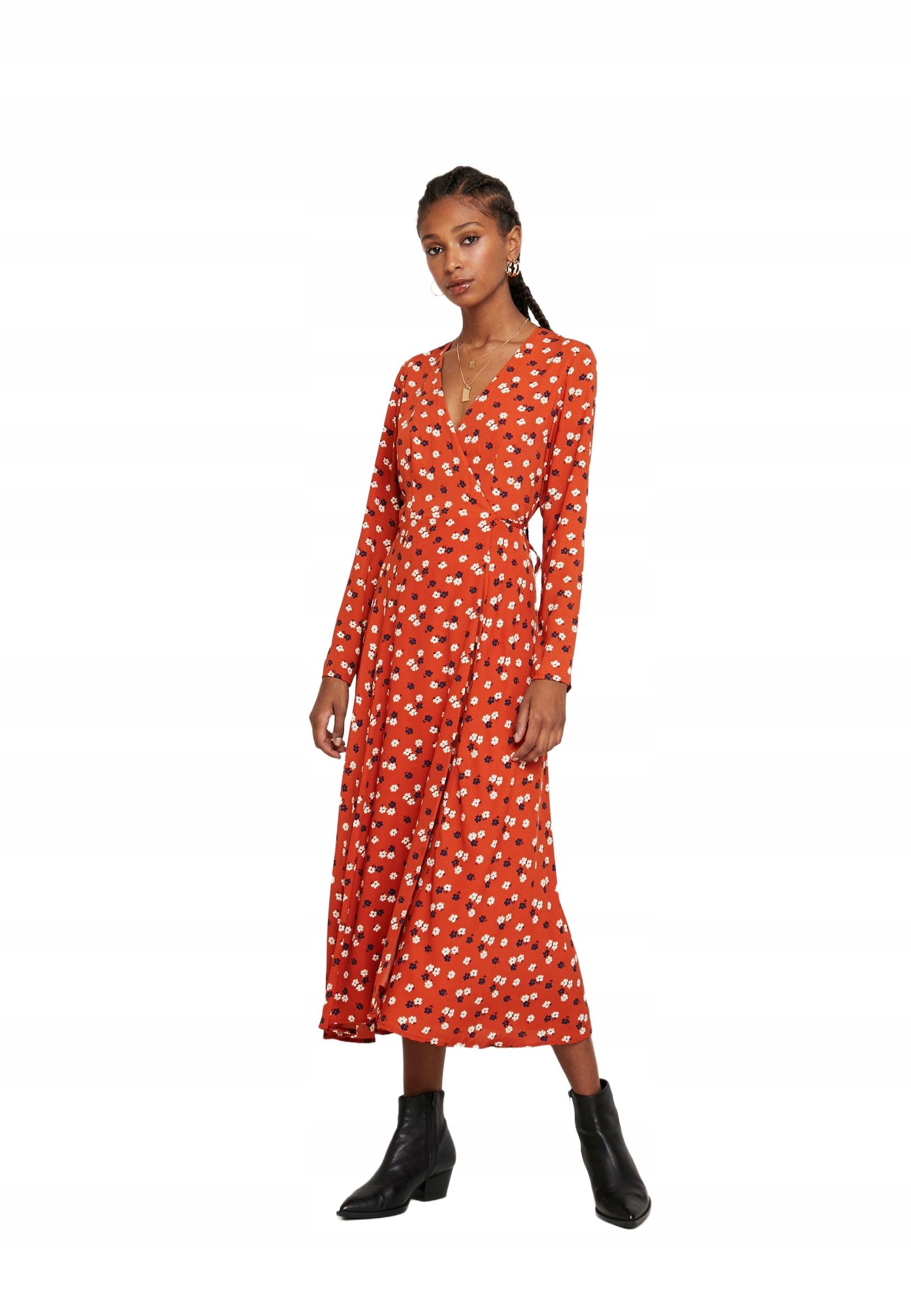 Honey Punch Šaty MIDI Šaty S Vzorem Rzlm Xs