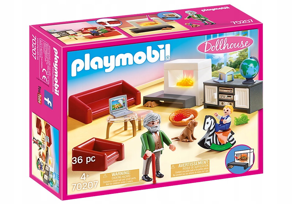 

Playmobil 70207 Przytulny Salon Z Kominkiem