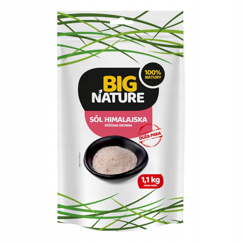 Sól himalajska różowa drobna 1,1kg — 2