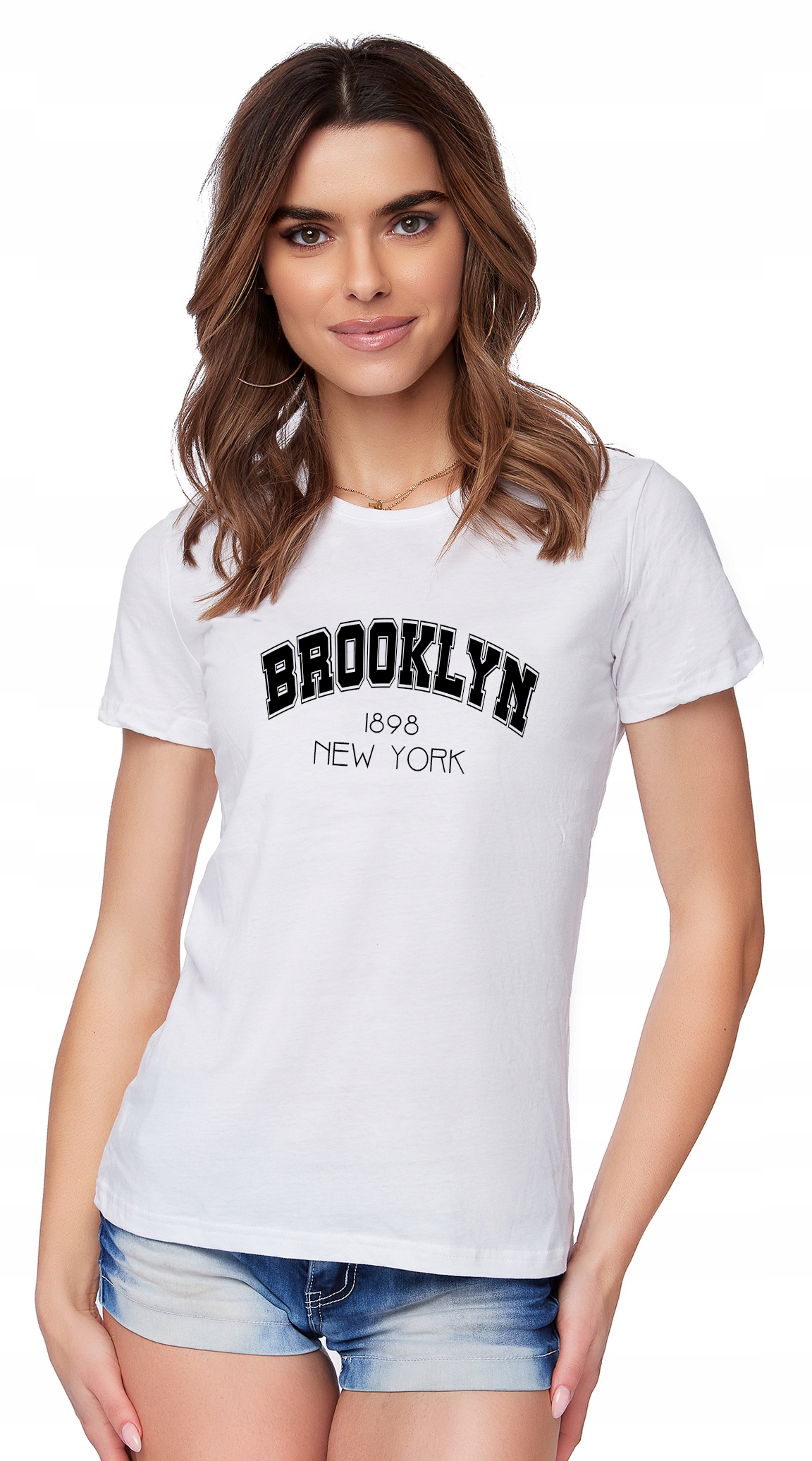 

T-shirt Koszulka Damska Z Nadrukiem Brooklyn S