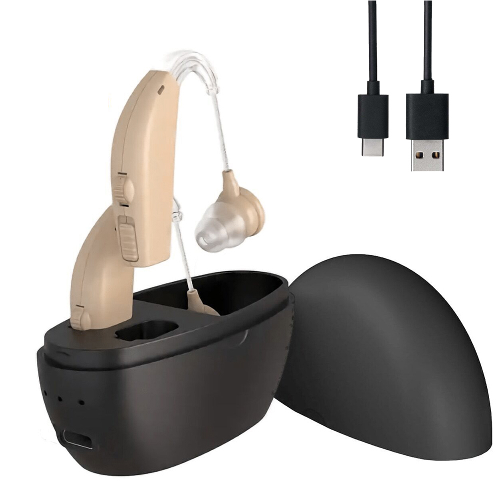 2SZT Aparat Słuchowy Akumulator Wzmacniacz Słuchu Z Redukcją Szumów