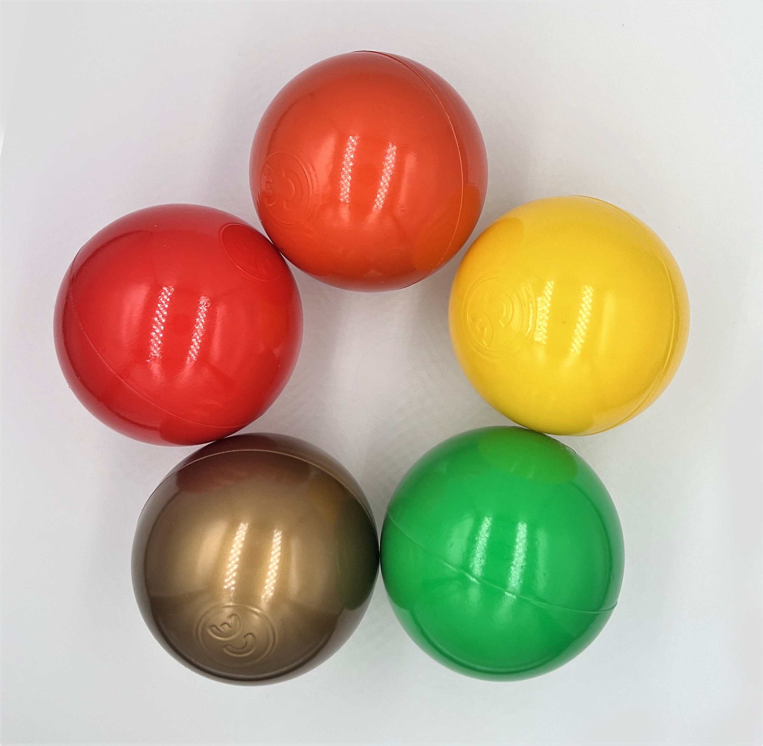 

Plastikowe piłeczki zestaw jesienny 250szt. 7cm