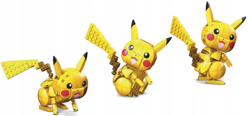 Figurka Pokemon Pikachu Klocki 211el Mega Construx Bohater Pokemon