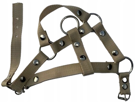 Kantar dla hobby horse A3 - khaki, regulowany