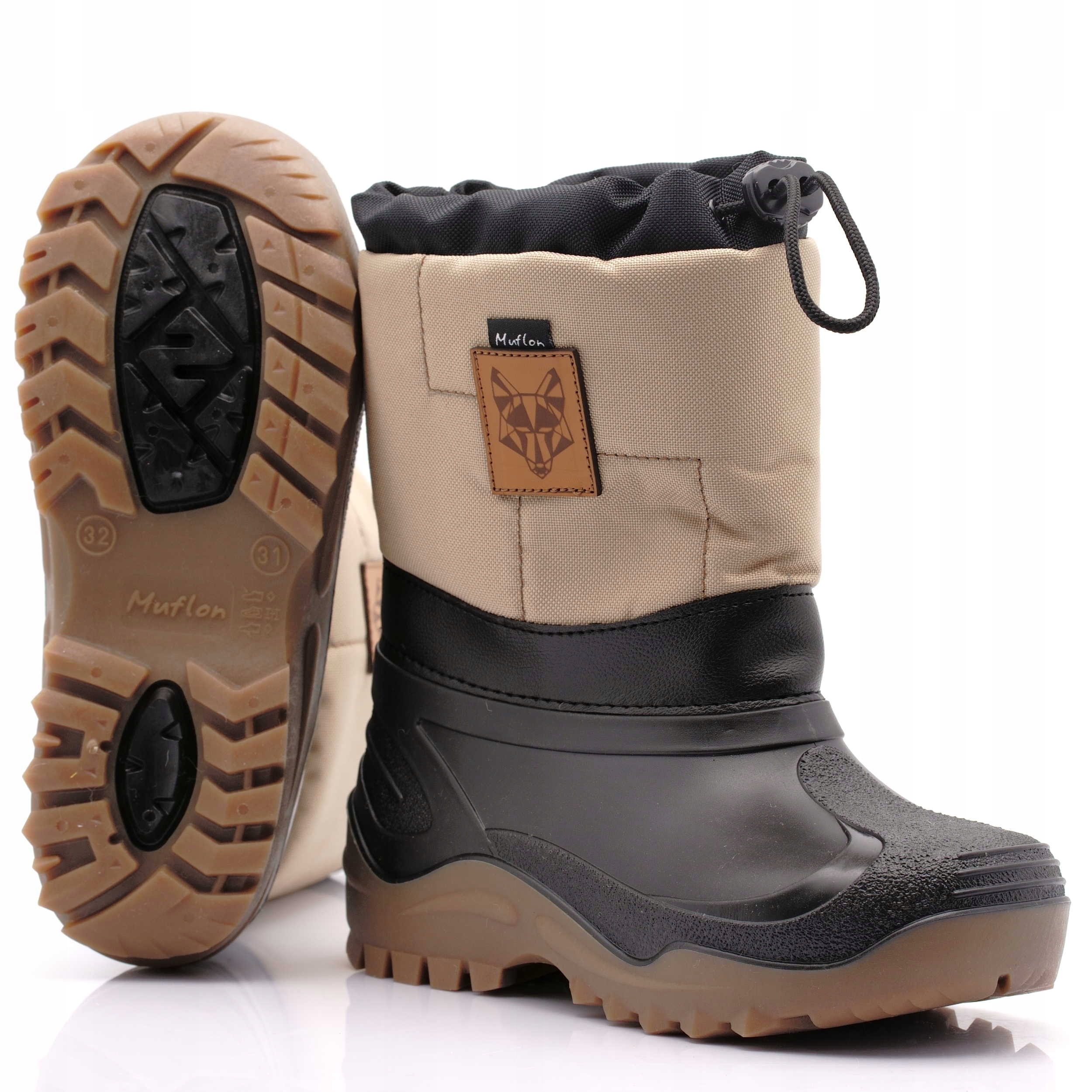 

Renbut Muflon Śniegowce Buty Zimowe Wełna 31/32
