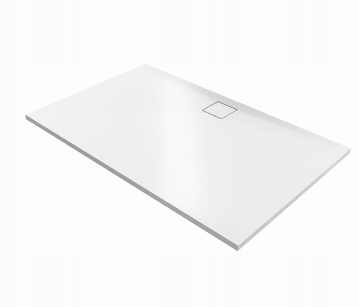 Hüppe EasyFlat sprchová vanička 160x90 cm litý mramor bílá