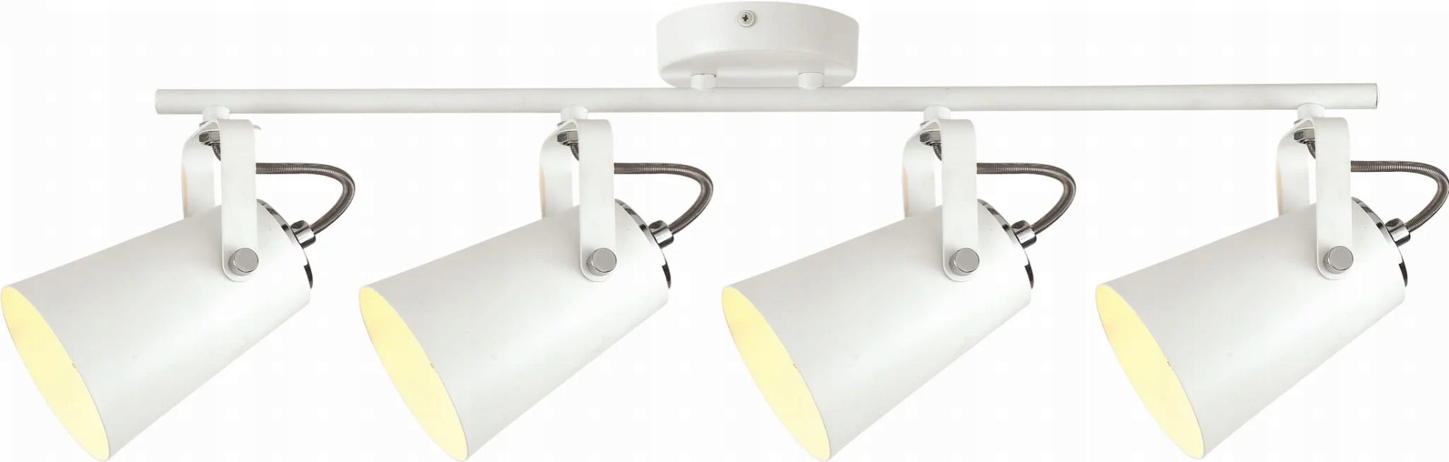 Stropní svítidlo loft Kaja Nesta K-8121 bílá, 4 reflektory E27