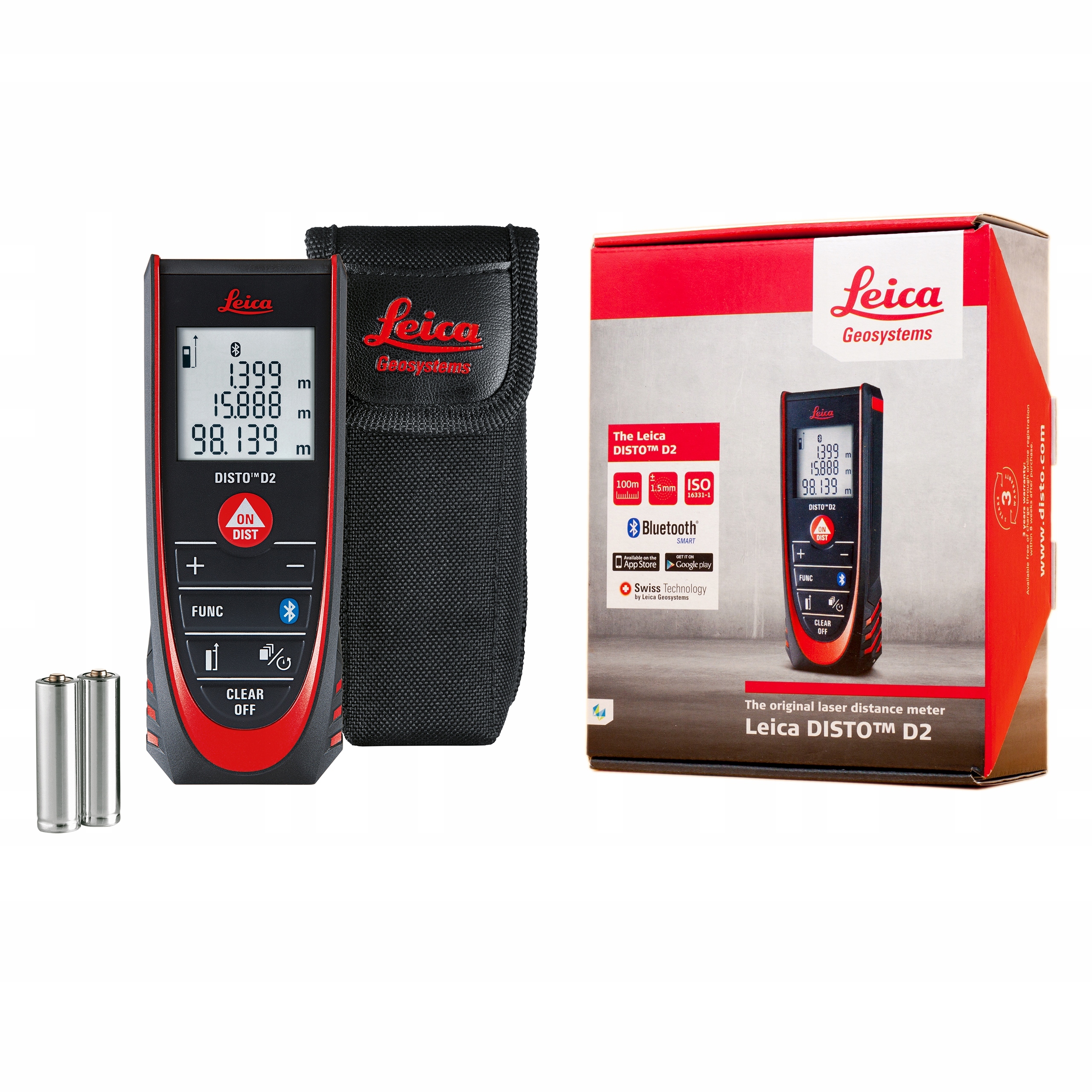 

Miara Dalmierz laserowy Leica Disto D2 Bt