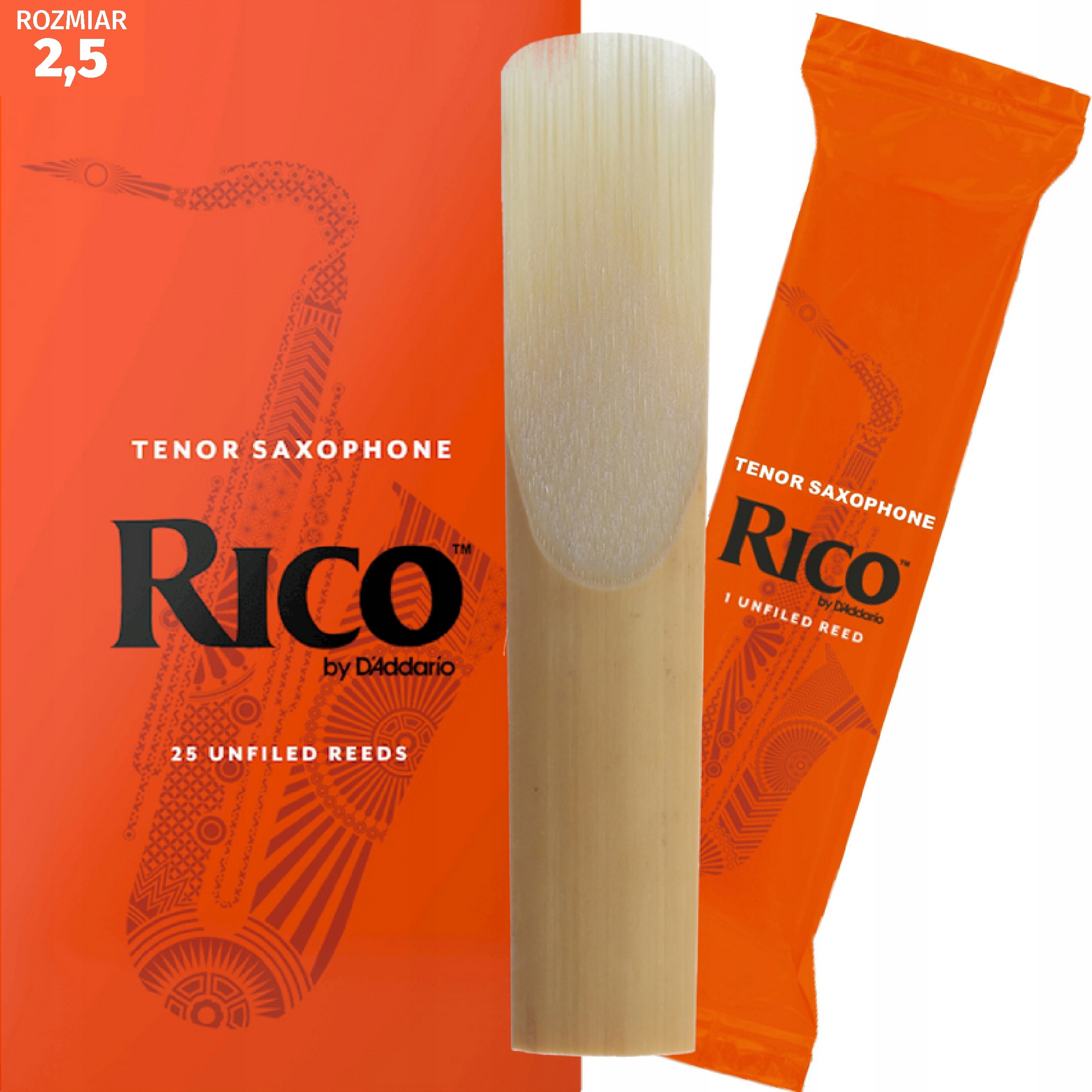 Stroik saksofon tenorowy tenor 2,5 RICO Daddario RKA1025 1 szt.