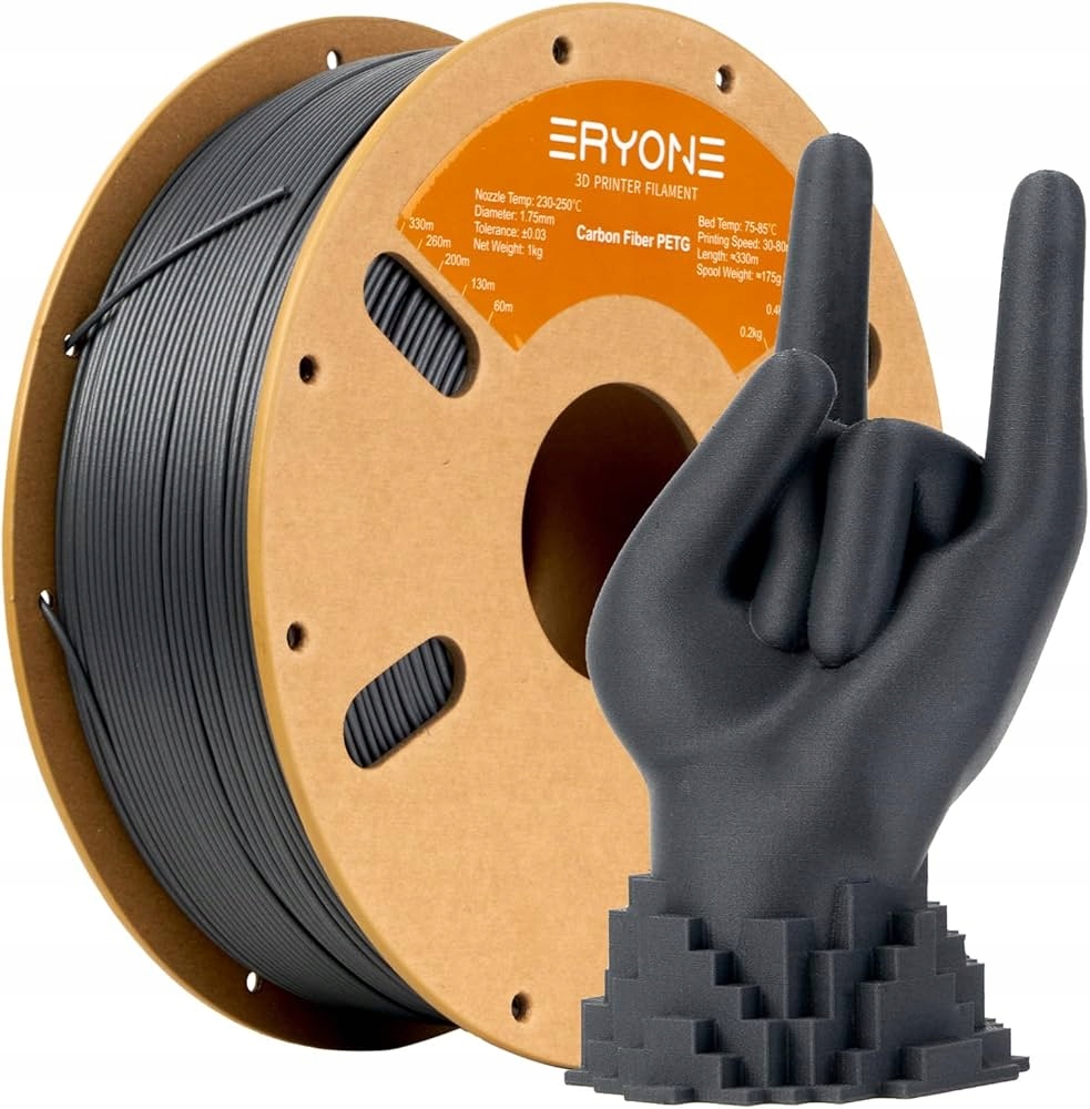 Filament Eryone Petg-cf szary 1.75mm 1kg