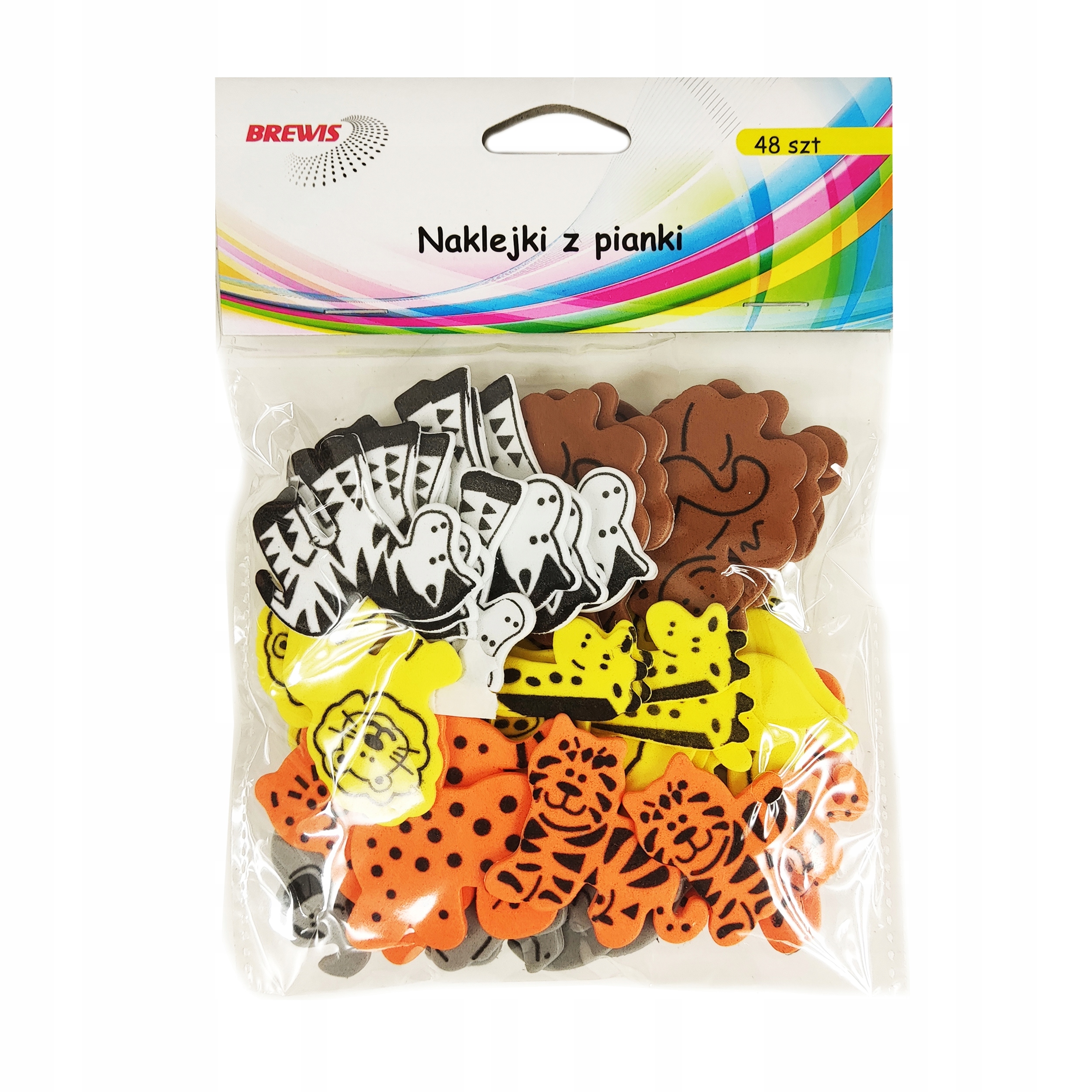 

Naklejki Z Pianki PVC09 Zwierzęta Zoo Brewis 48szt
