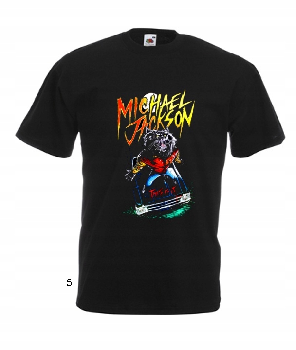 

Koszulki Męskie Michael Jackson King Of Pop