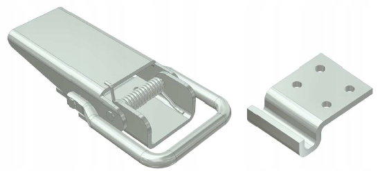 ZAMEK BURTY PRZYCZEPKI OCYNK Z UCHWYTEM ZAPIECIE