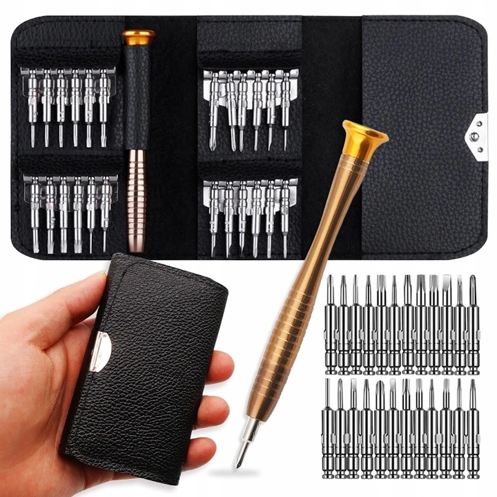 

Zestaw Śrubokrętów Precyzyjnych 25w1 Torx Wkrętaki
