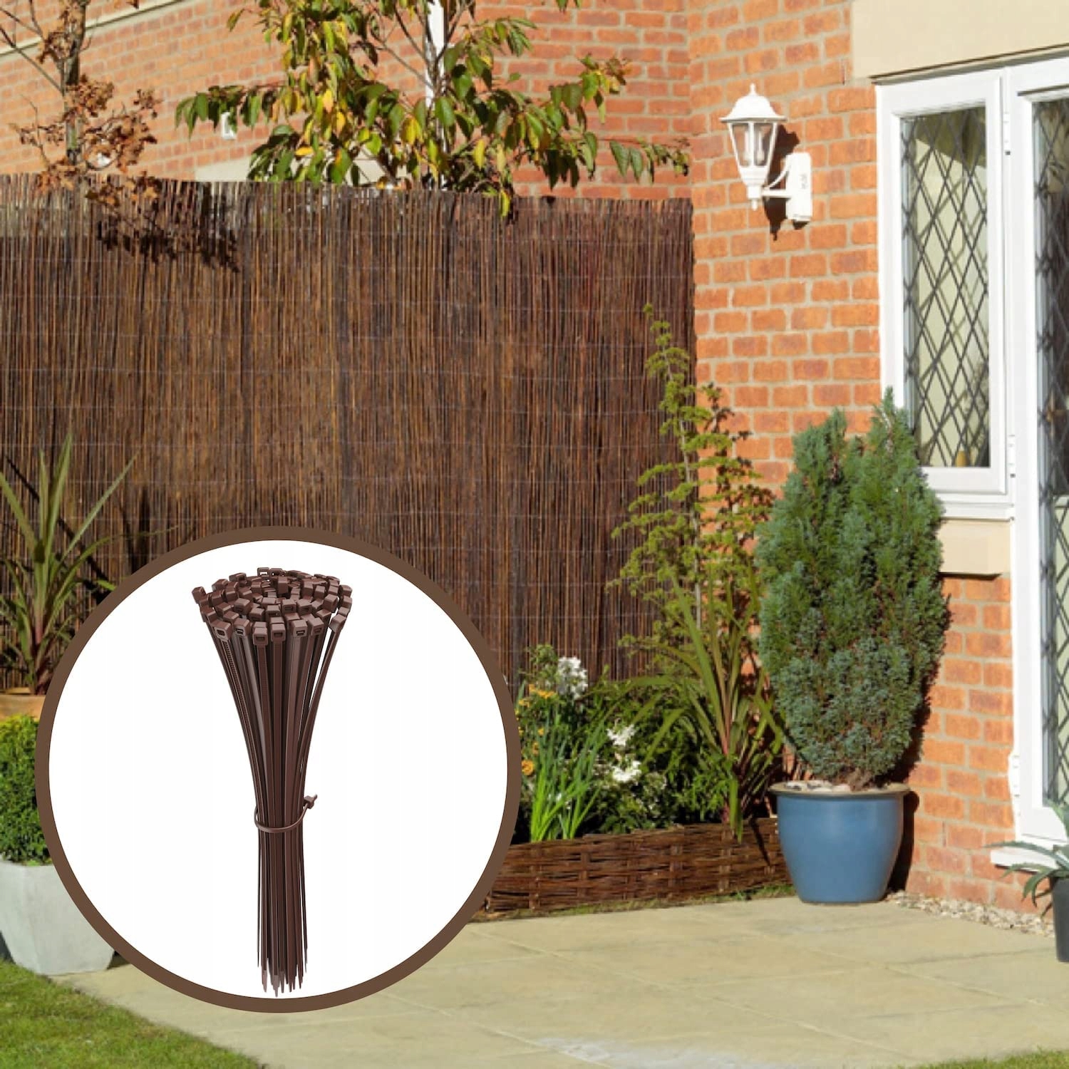 OPASKI ZACISKOWE DO OGRODU DZIAŁKA TRYTKI OPASKI KABLOWE TRYTYTKI 4,8X450 Rodzaj opaska zaciskowa