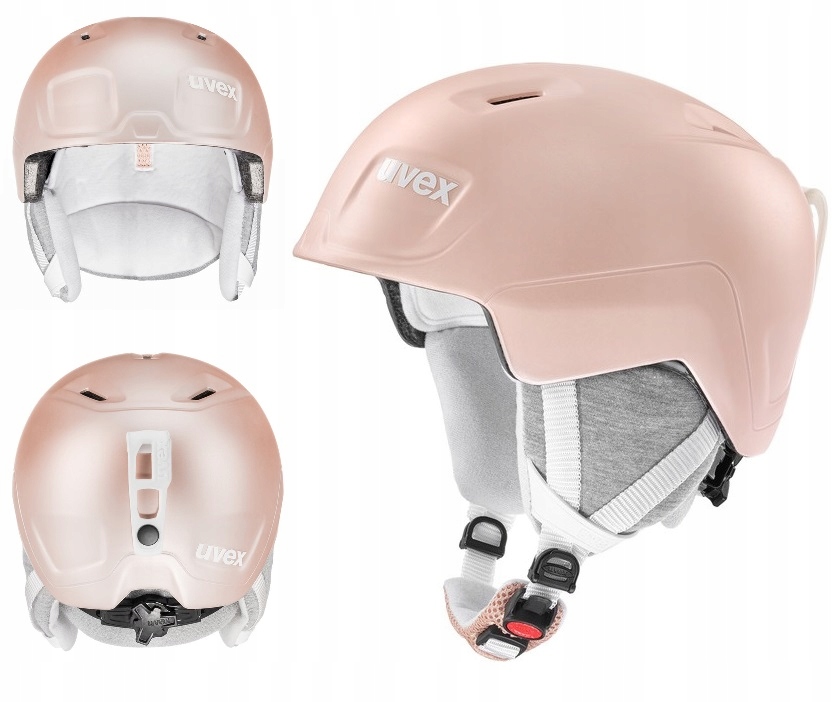 Lyžařská přilba Uvex Manic Pro rosegold mat S 51-55