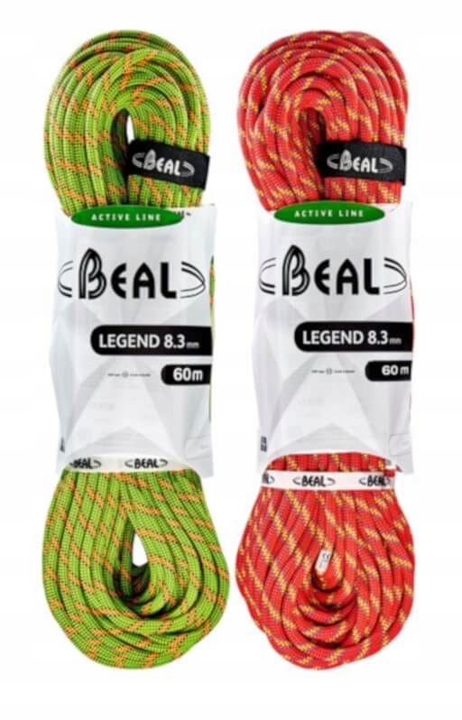 Poloviční lano Beal 8,3 mm 60 m vícebarevné