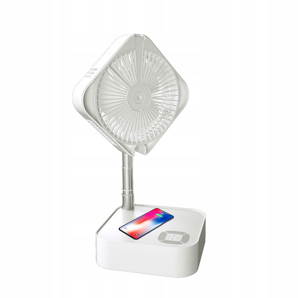 Symfony skládací přenosný větrák 7200mAh s bezdrátovým nabíjením