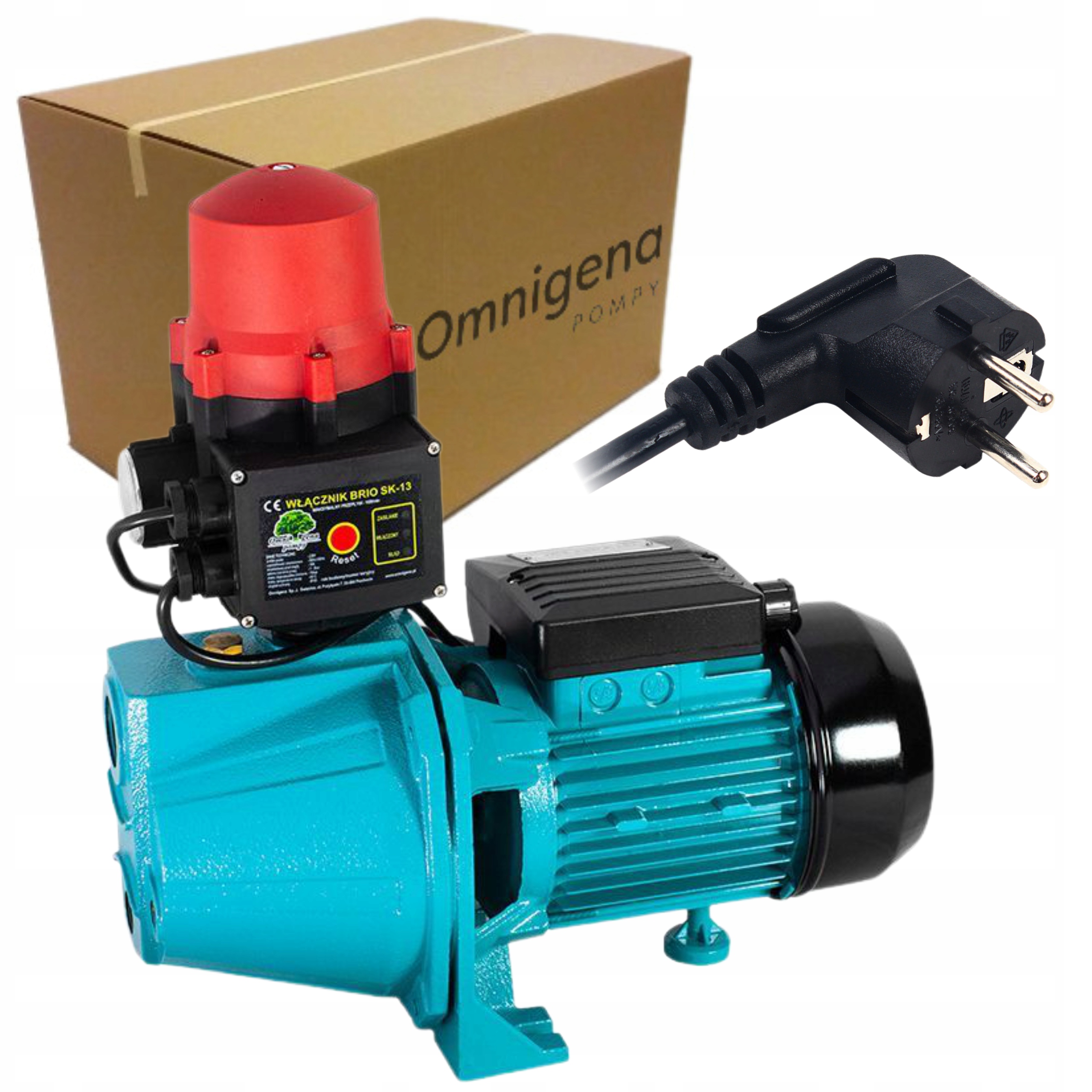 OMNIGENA POMPA HYDROFOR JET 100A(A) INOX 1100W ZESTAW HYDROFOROWY BRIO SK13