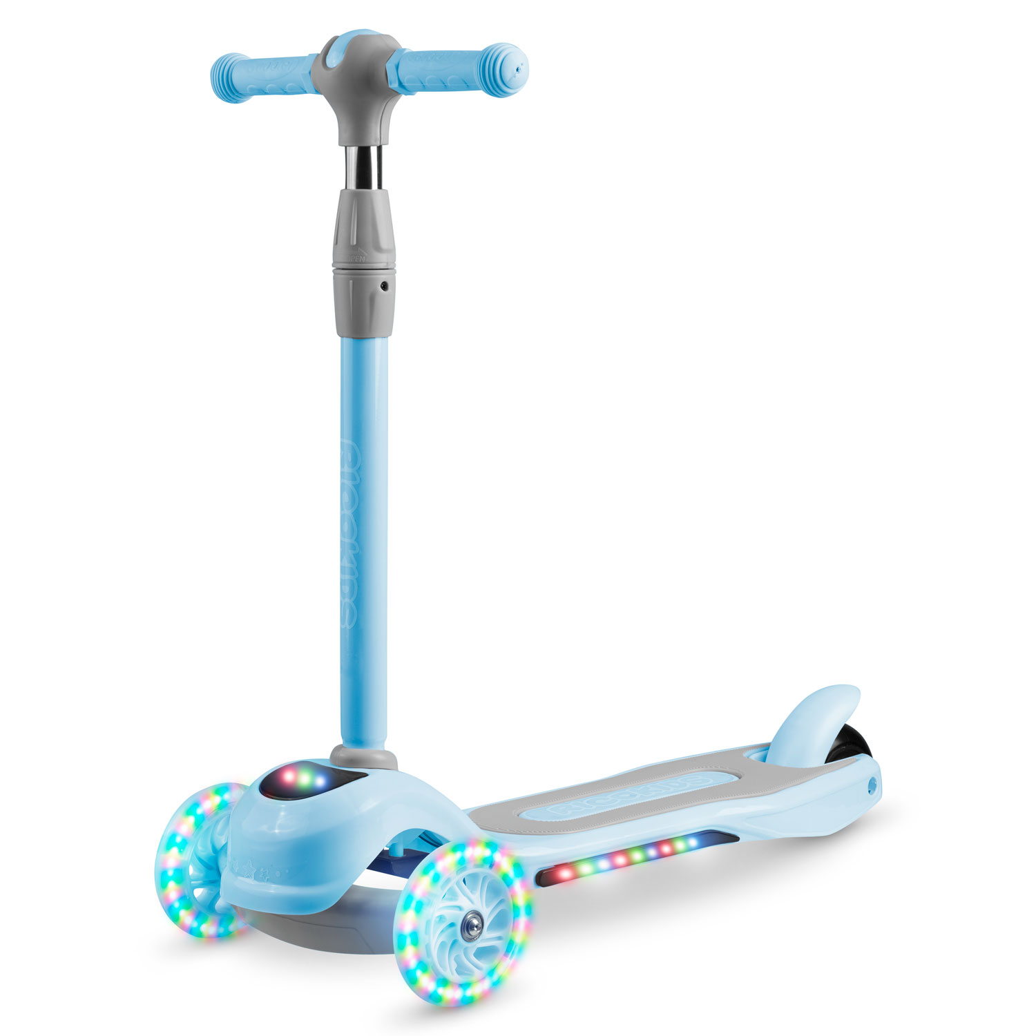 HULAJNOGA TRÓJKOŁOWA PIKO NIEBIESKA 3W1 LED DZIECI Marka RicoKids